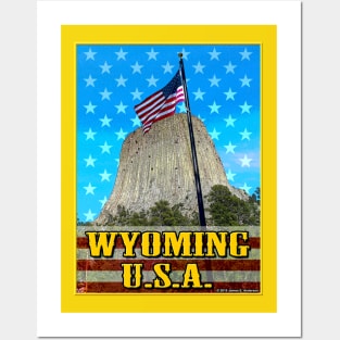 Wyoming USA Posters and Art